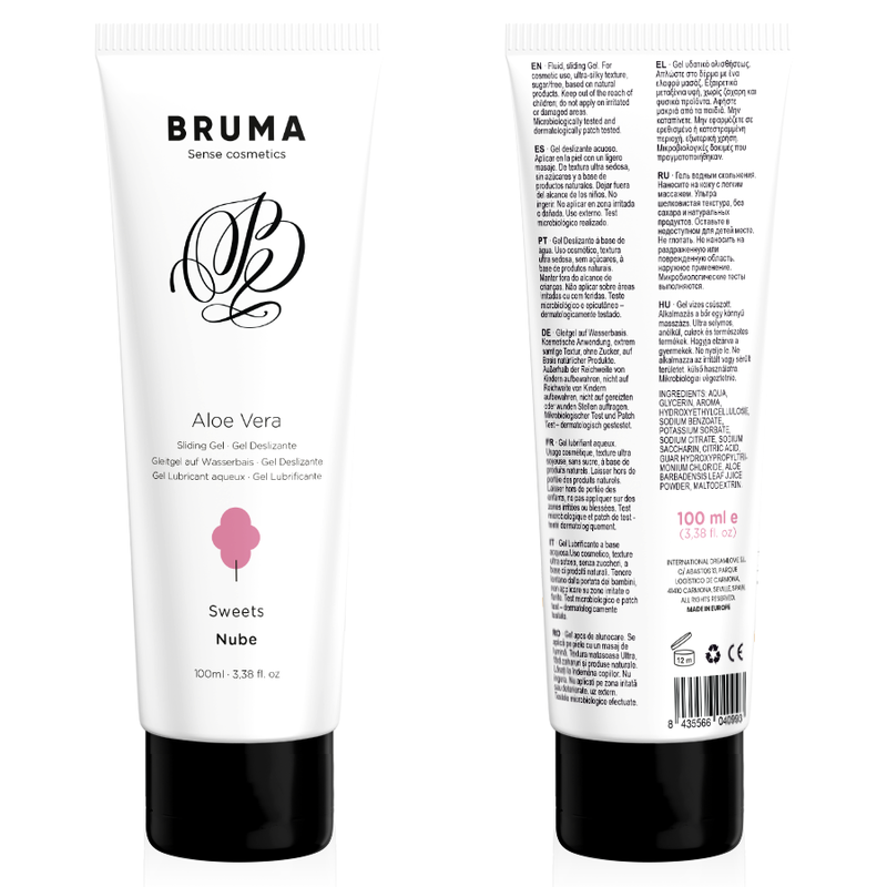 BRUMA - ALOE VERA GLEITGEL ZUCKERWATTE GESCHMACK 100 ML – Gleitgel Bild 1