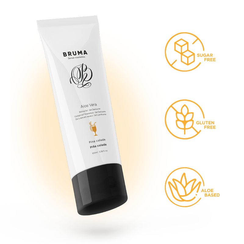 BRUMA - ALOE VERA GLEITGEL PINA COLADA GESCHMACK 100 ML – Gleitgel Bild 8