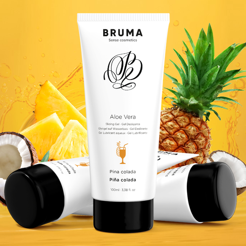 BRUMA - ALOE VERA GLEITGEL PINA COLADA GESCHMACK 100 ML – Gleitgel Bild 11