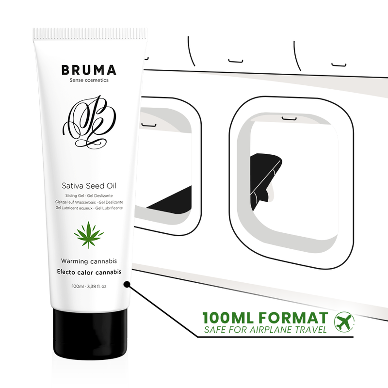 BRUMA - SATIVA-SAMENÖL-GLEITGEL MIT WÄRMENDEM CANNABISGESCHMACK 100 ml – Gleitgel Bild 9