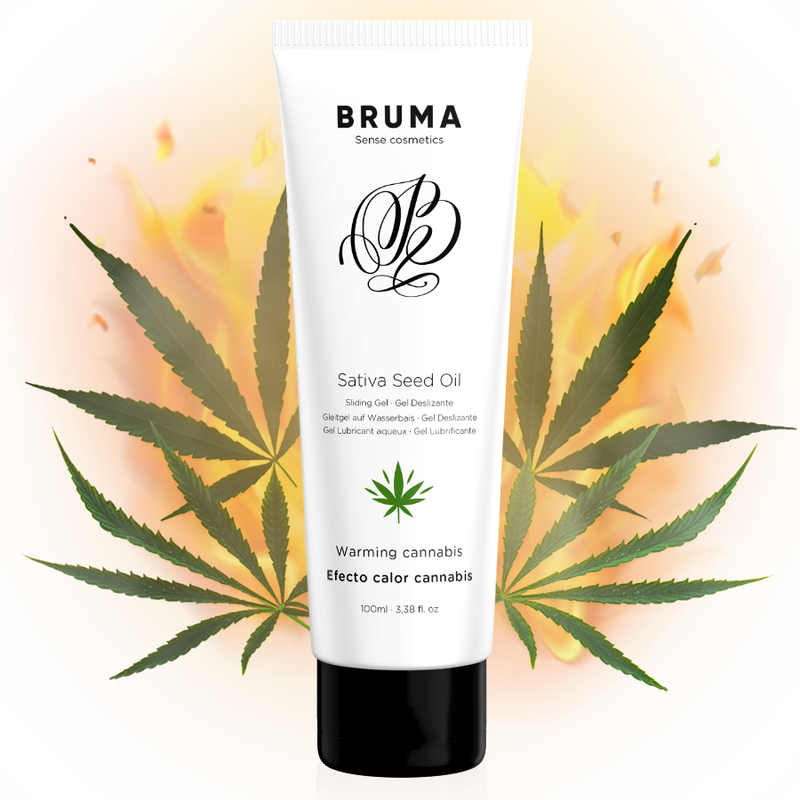 BRUMA - SATIVA-SAMENÖL-GLEITGEL MIT WÄRMENDEM CANNABISGESCHMACK 100 ml – Gleitgel Bild 5