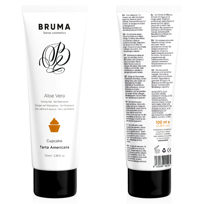 BRUMA - ALOE VERA GLEITGEL CUPCAKE-GESCHMACK 100 ML – Gleitgel Bild 1