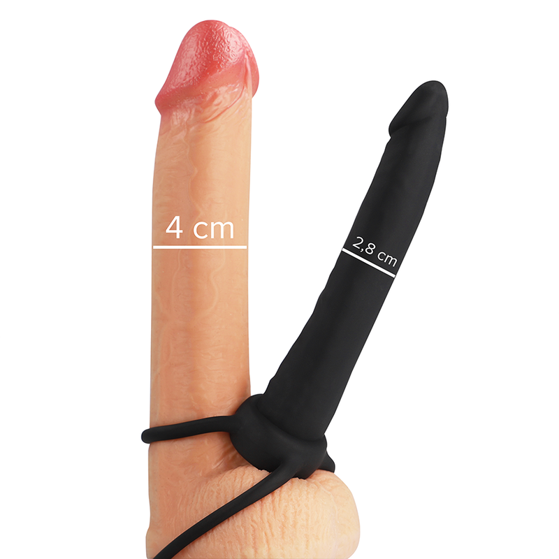 MYTHOLOGY - COBI ONYX ANAL DILDO MIT SCHWANZ- UND HODENRING 13 CM SILIKON – Anal-Toy Bild 4