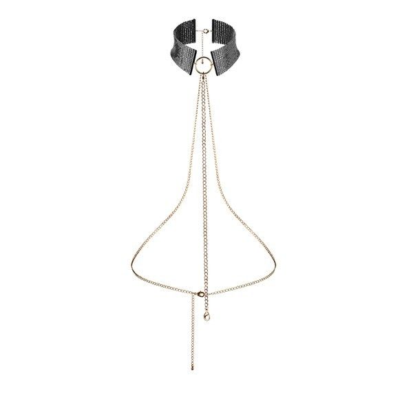 Bijoux Désir Métallique – Schwarze Metallic-Halskette & Bondage-Accessoire | Secet Pulse bei Secret Pulse im Erotikshop
