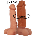 VIRILXL - FLÜSSIGE SILIKON V3 BRAUNE PENISVERLÄNGERUNG – Penis-Extender Bild 1