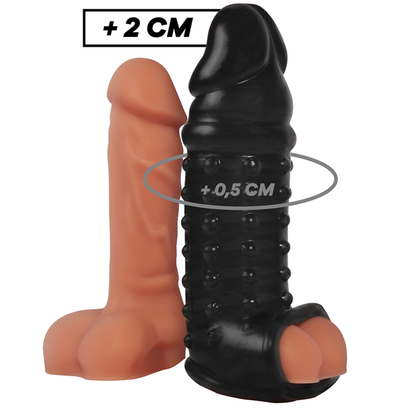 VIRILXL - PENISVERLÄNGERUNG UND HÜLLE V11 SCHWARZ – Penis-Extender Bild 1