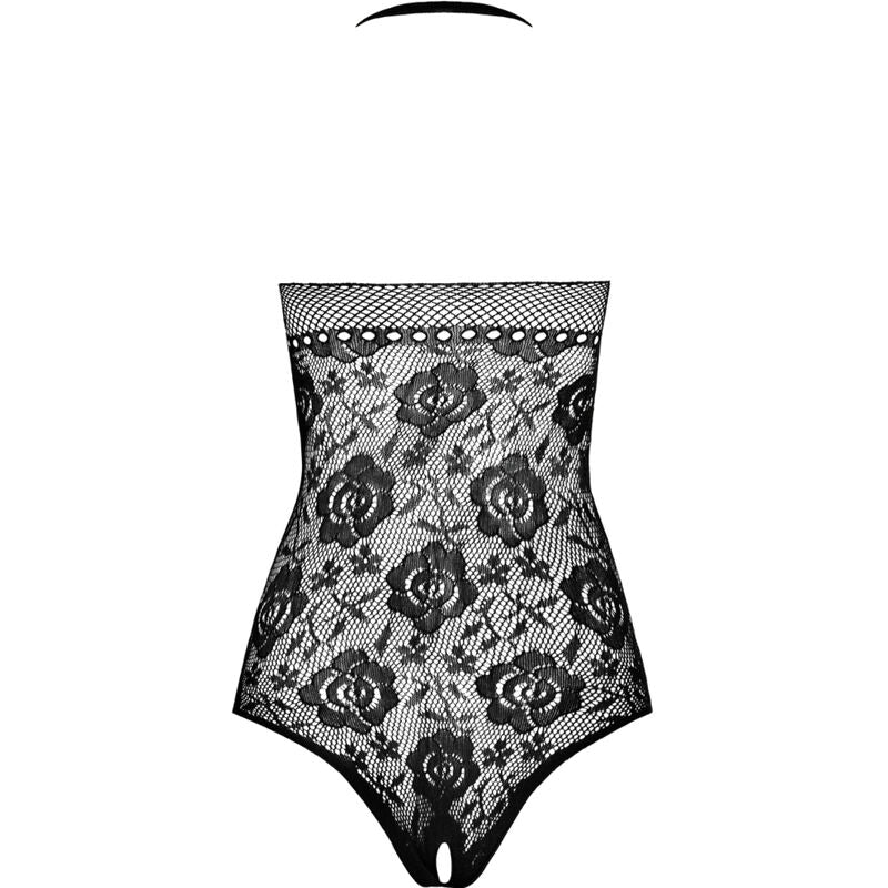 PASSION - BS094 SCHWARZER BODYSTOCKING, EINE GRÖSSE Dessous-Body Produktansicht