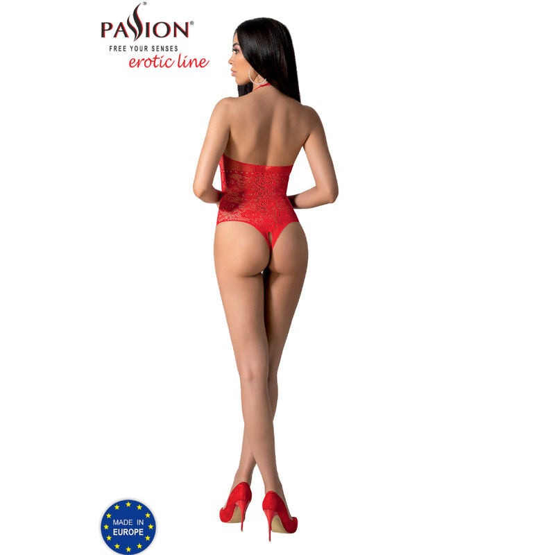PASSION - BS094 ROTER BODYSTOCKING, EINE GRÖSSE für sinnliche Momente