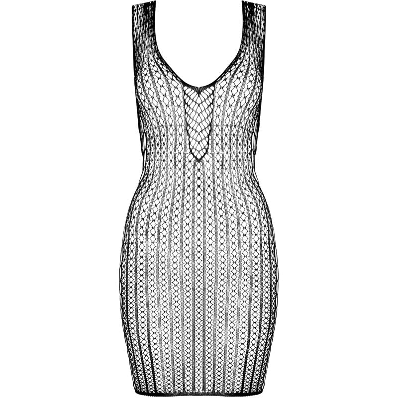 PASSION - BS097 SCHWARZER BODYSTOCKING, EINE GRÖSSE hochwertige Produktabbildung