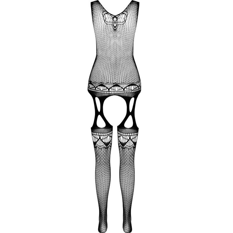 PASSION - BS099 SCHWARZER BODYSTOCKING, EINE GRÖSSE Dessous-Body Produktansicht