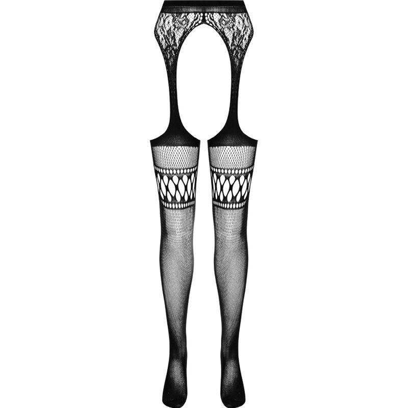 PASSION - S026 SCHWARZE STRUMPFSTRUMPFHOSE, EINE GRÖSSE hochwertige Produktabbildung