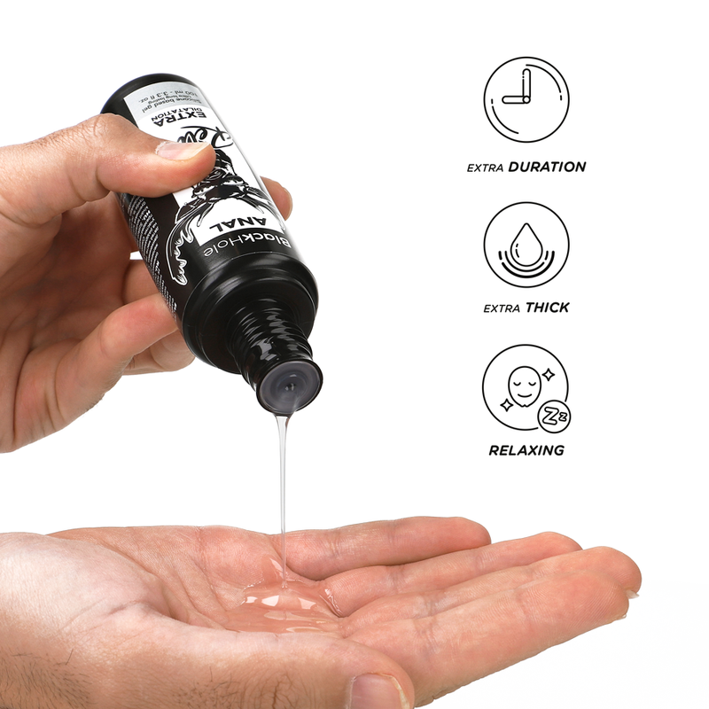 BLACK HOLE - GEL AUF SILIKONBASIS ZUR ANAL-DILATATION 100 ML bei Secret Pulse im Erotikshop
