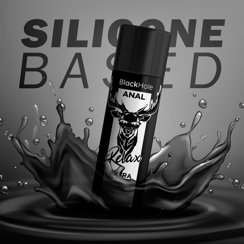 BLACK HOLE - GEL AUF SILIKONBASIS ZUR ANAL-DILATATION 100 ML für sinnliche und diskrete Momente