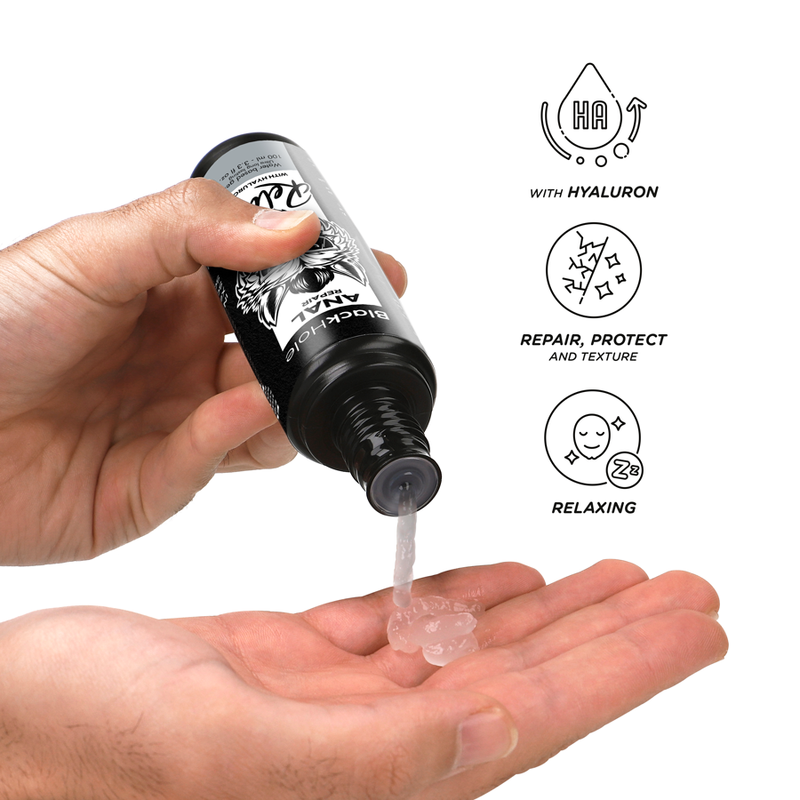 BLACK HOLE - ANAL REPAIR WASSERBASIERTE ENTSPANNUNG MIT HYALURON 100 ML bei Secret Pulse im Erotikshop
