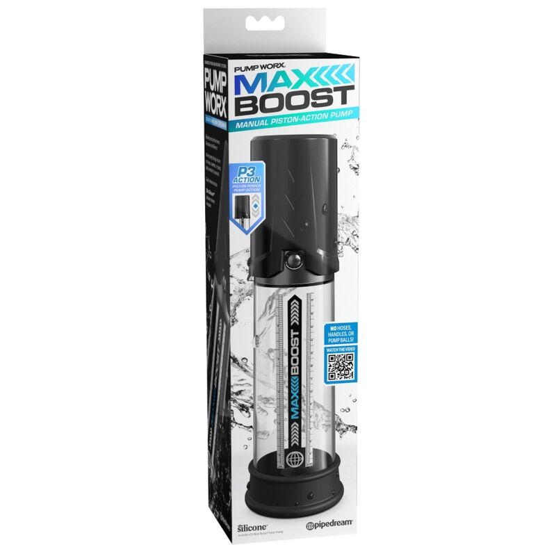 PUMP WORX - MAX BOOST SCHWARZ – Penispumpe Bild 7