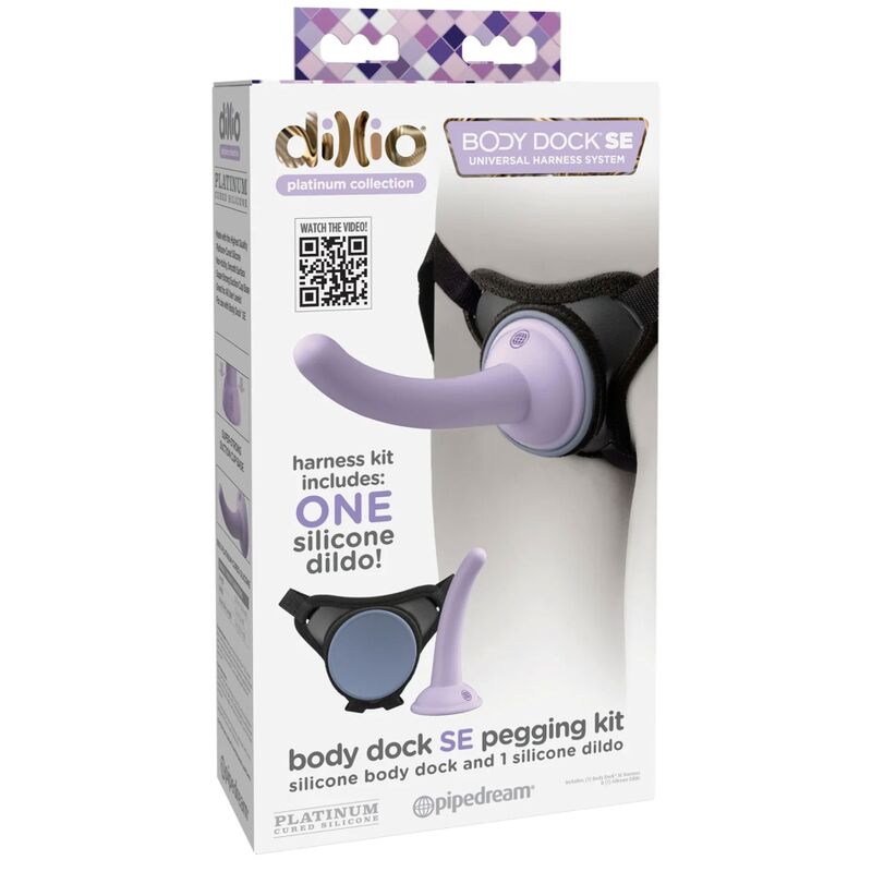 DILLIO - BODY DOCK VIOLETTES HARNESS – Dessous-Body Bild 11