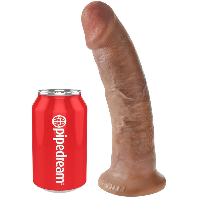 KING COCK - REALISTISCHER PENIS 21.7 CM KARAMELL Produktansicht und Details