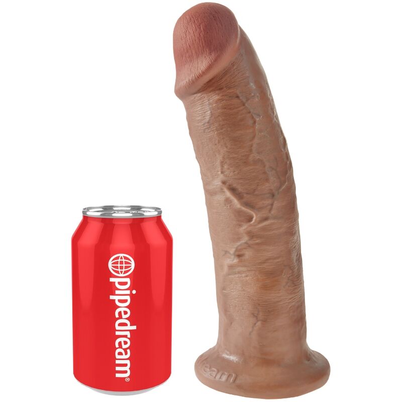 KING COCK - REALISTISCHER PENIS 24 CM KARAMELL – realistischer Dildo Bild 10