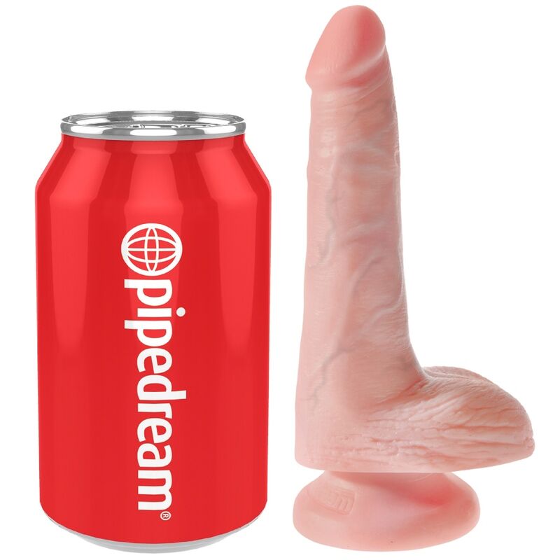 KING COCK - REALISTISCHER PENIS MIT EIER 13.5 CM LEICHT – realistischer Dildo Bild 9