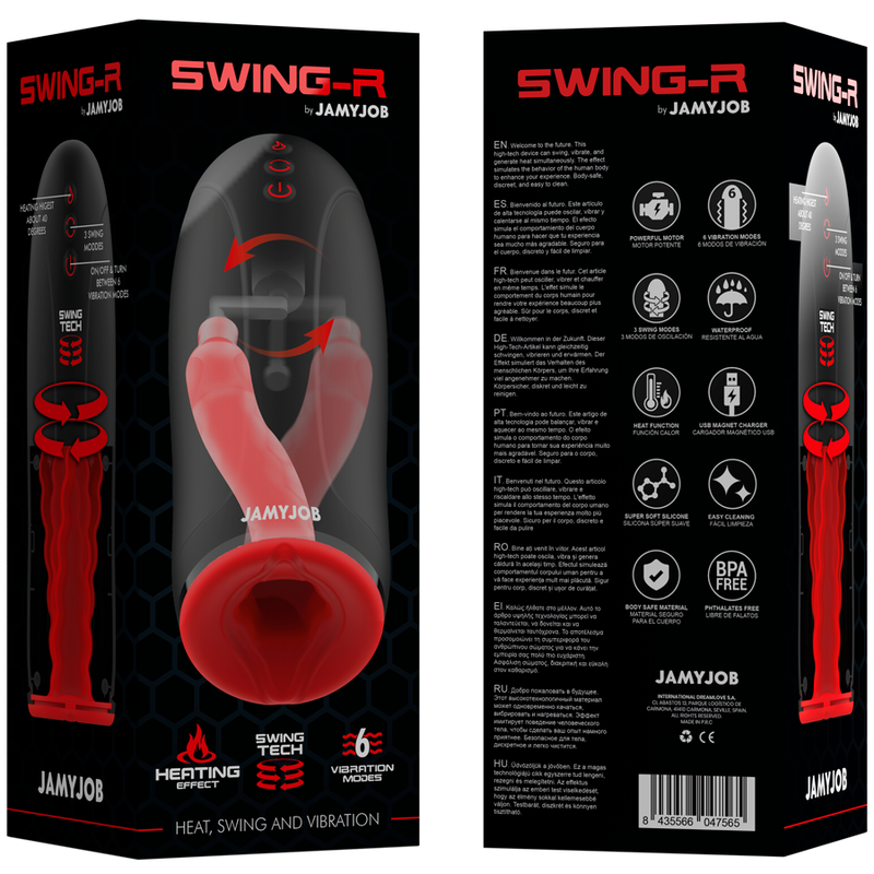 JAMYJOB - SWING-R HEIZEFFEKT, SWING TECH UND VIBRATIONS-MASTURBATOR – automatischer Masturbator Bild 11