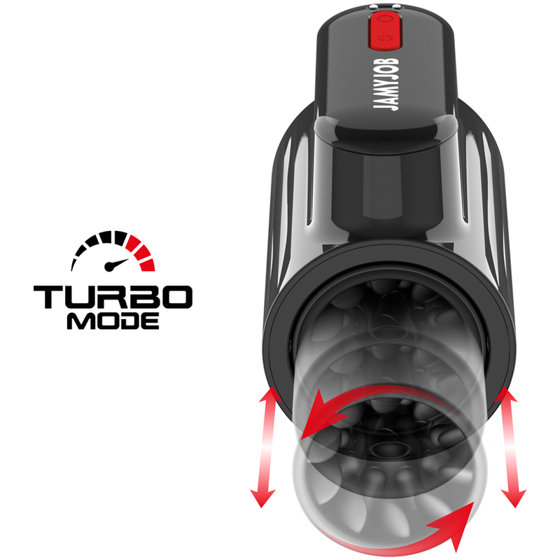 JAMYJOB - VORTEX-STOß- UND 360-DREHBARER TECH-TURBO-MODUS-MASTURBATOR – Masturbator Bild 8