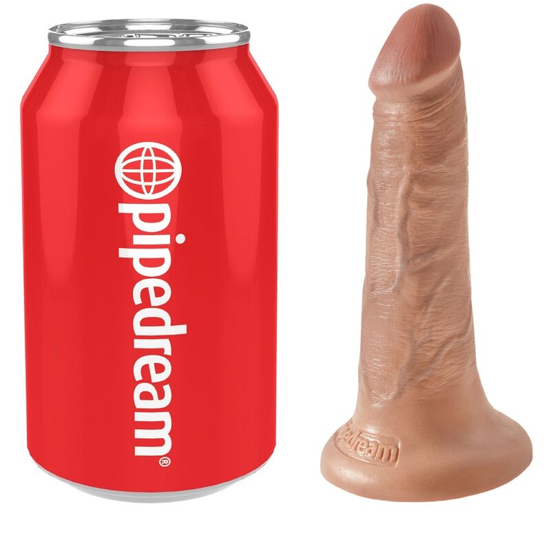 KING COCK - REALISTISCHER PENIS 12 CM KARAMELL – realistischer Dildo Bild 9
