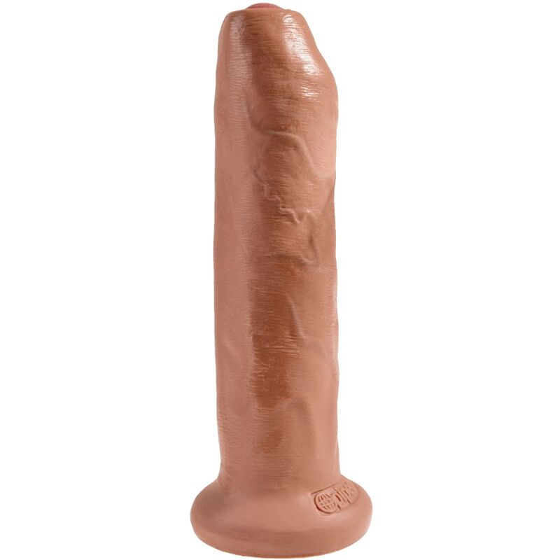 KING COCK - UNGESCHNITTENER REALISTISCHER PENIS 17.8 CM KARAMELL realistischer Dildo diskret online kaufen