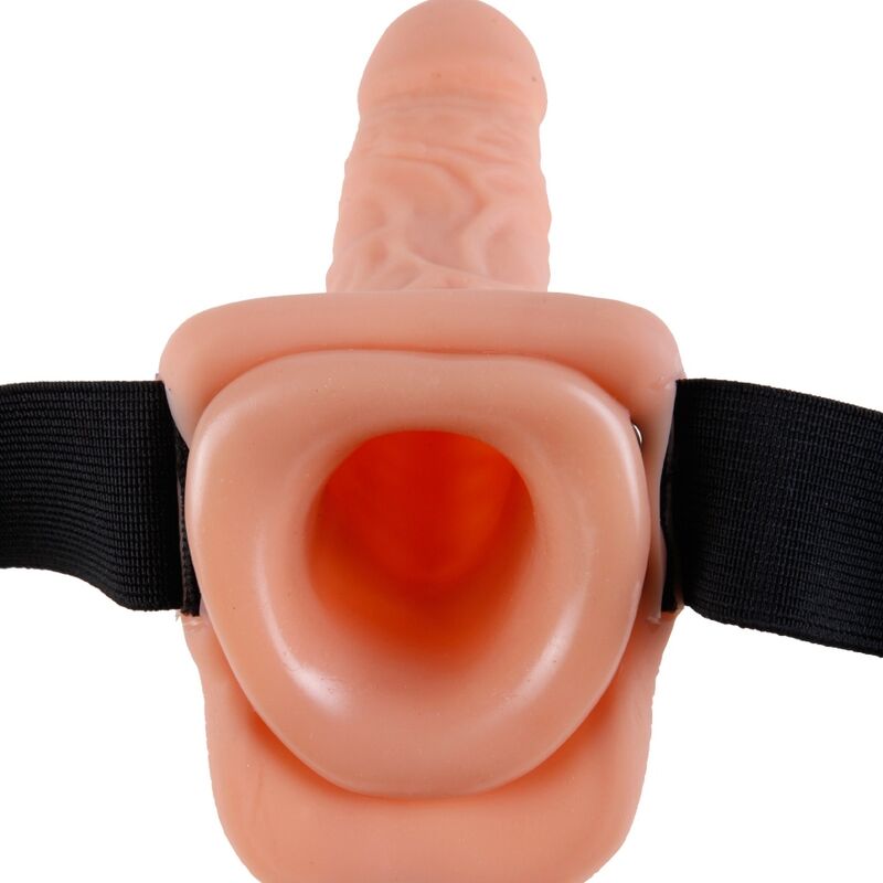 FETISH FANTASY SERIES - VERSTELLBARES GURT MIT FERNBEDIENUNG, REALISTISCHER PENIS MIT HODEN 17,8 CM – realistischer Dildo Bild 8