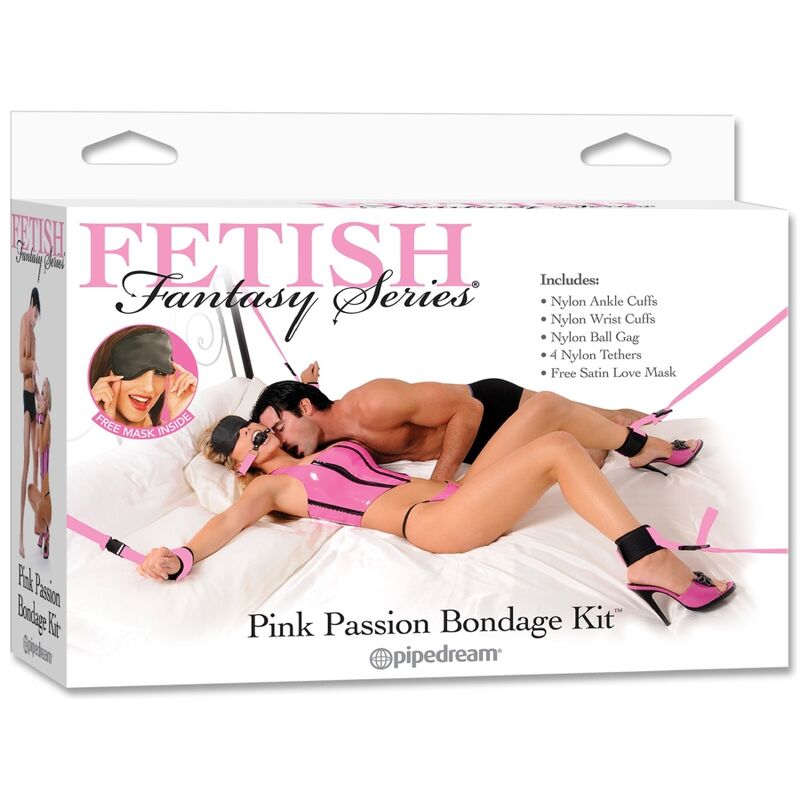 FETISH FANTASY SERIES - KIT BONDAGE ROSA Detailansicht bei Secret Pulse