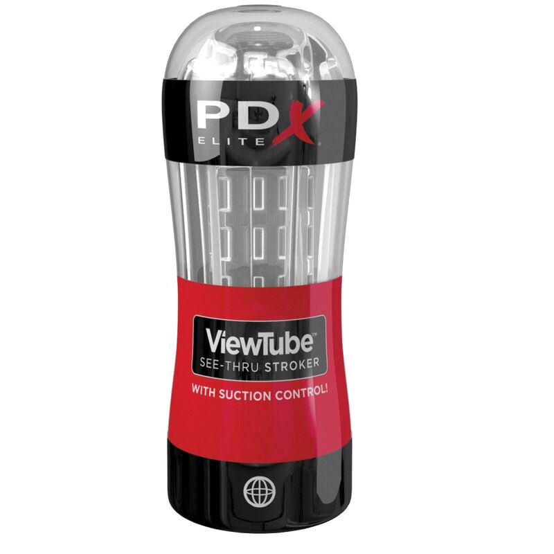PDX ELITE - STROKER MASTURBATOR VIEWTUBE CONTROL SAUGKLAR bei Secret Pulse im Erotikshop