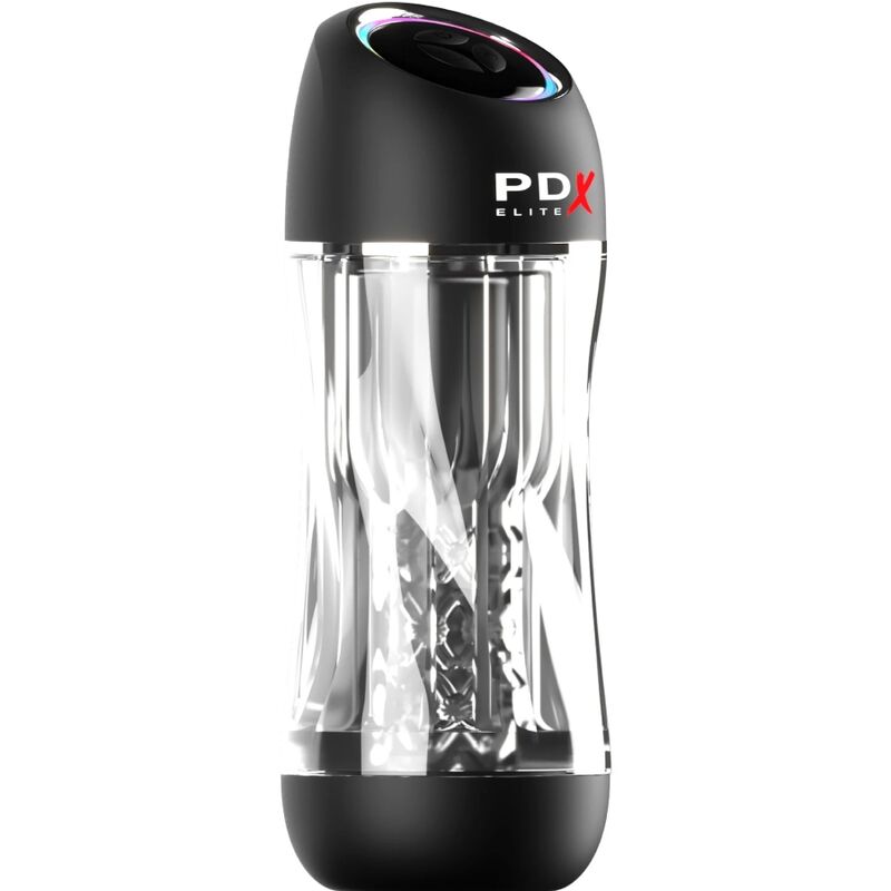 PDX ELITE - STROKER VIEWTUBE PRO VIBRATOR TRANSPARENT für sinnliche und diskrete Momente