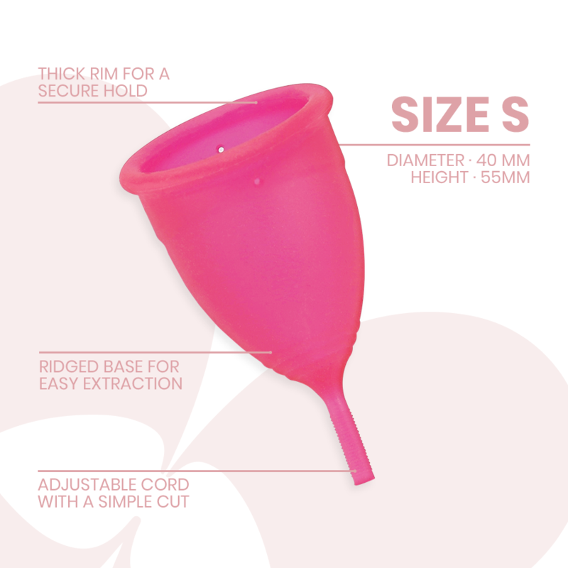 INTIMICHIC - MENSTRUAL CUP MEDIZINISCHES SILIKON - GRÖSSE S – Intimhygiene Bild 3