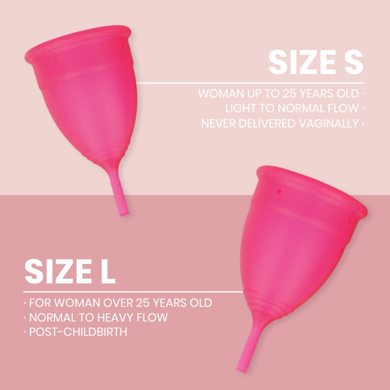 INTIMICHIC - MENSTRUAL CUP MEDIZINISCHES SILIKON - GRÖSSE L – Intimhygiene Bild 4