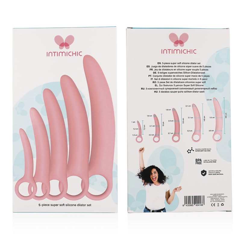 INTIMICHIC - SILICONE DILATOR 5 PCS Produktansicht und Details