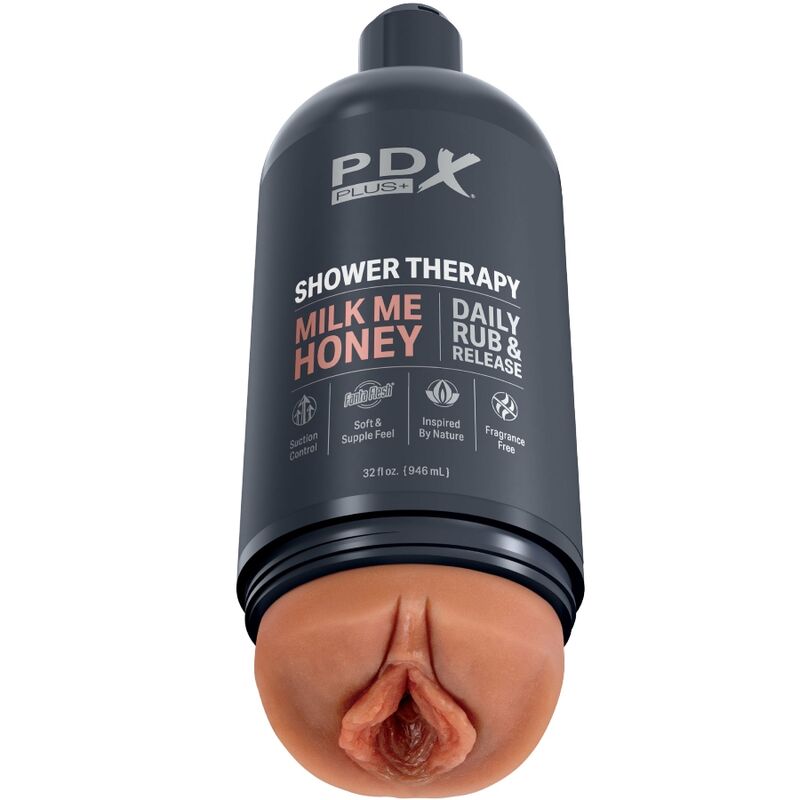 PDX PLUS - STROKER MASTURBATOR DISKRETES FLASCHENDESIGN MILK ME HONEY CANDY SHAMPOO – Masturbator Bild 1