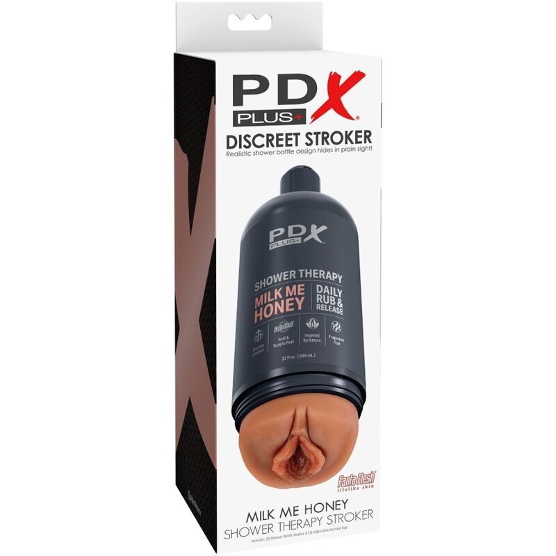 PDX PLUS - STROKER MASTURBATOR DISKRETES FLASCHENDESIGN MILK ME HONEY CANDY SHAMPOO – Masturbator Bild 11