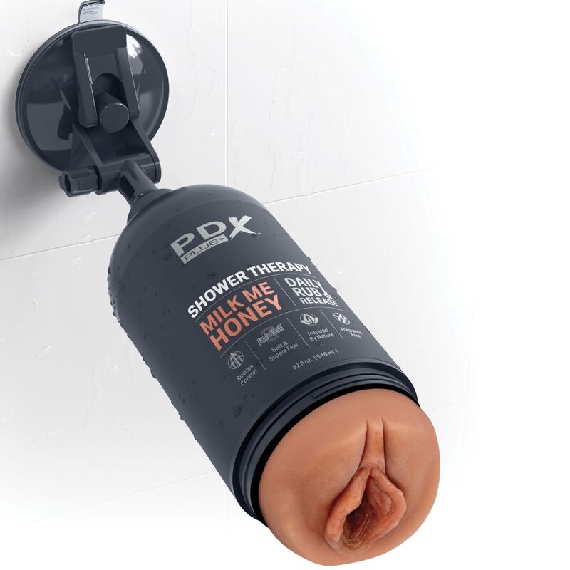PDX PLUS - STROKER MASTURBATOR DISKRETES FLASCHENDESIGN MILK ME HONEY CANDY SHAMPOO – Masturbator Bild 4