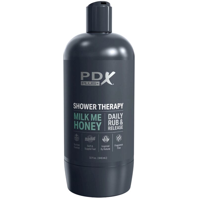 PDX PLUS - STROKER MASTURBATOR DISKRETES FLASCHENDESIGN MILK ME HONEY SHAMPOO – Masturbator Bild 7