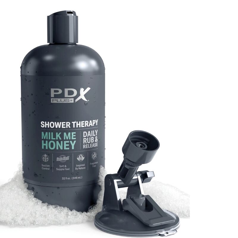 PDX PLUS - STROKER MASTURBATOR DISKRETES FLASCHENDESIGN MILK ME HONEY SHAMPOO – Masturbator Bild 9