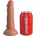 KING COCK - ELITE REALISTISCHER SILIKONDILDO 15.2 CM KARAMELL – realistischer Dildo Bild 1