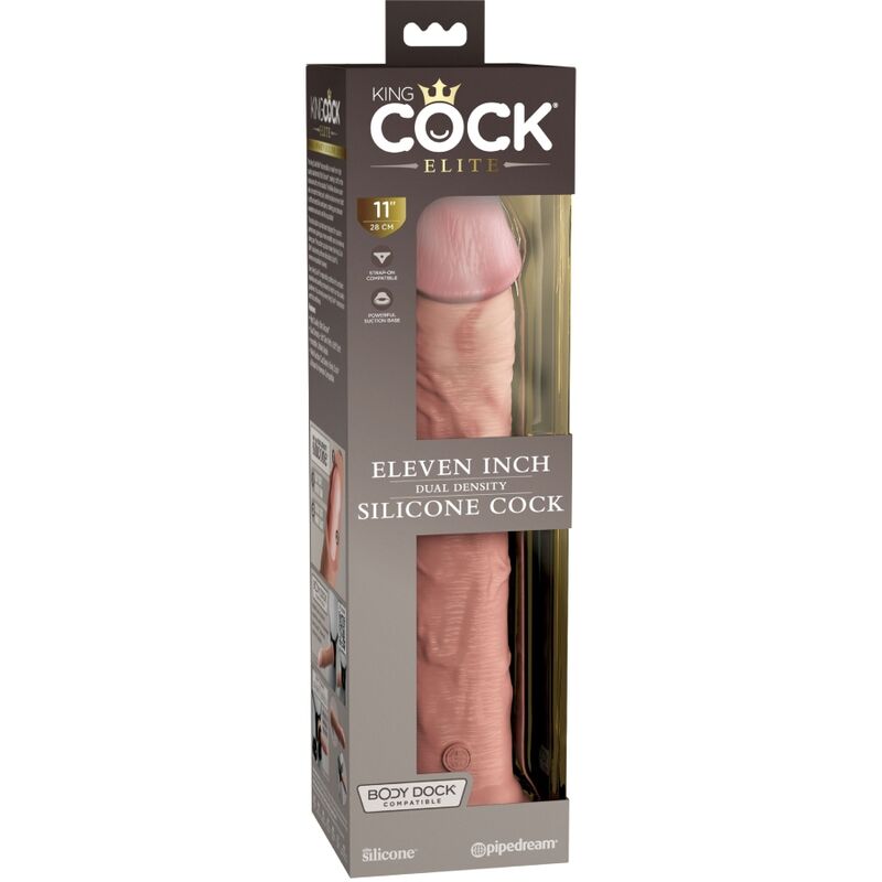 KING COCK - ELITE REALISTISCHER SILIKONDILDO 28 CM – realistischer Dildo Bild 10