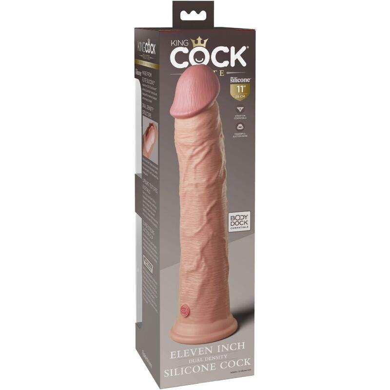 KING COCK - ELITE REALISTISCHER SILIKONDILDO 28 CM – realistischer Dildo Bild 9