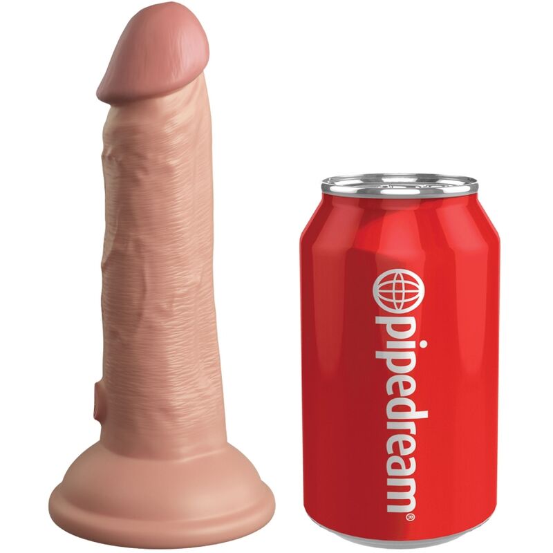 KING COCK - ELITE REALISTISCHER DILDO MIT VIBRATION UND SILIKON 15.2 CM – realistischer Dildo Bild 2