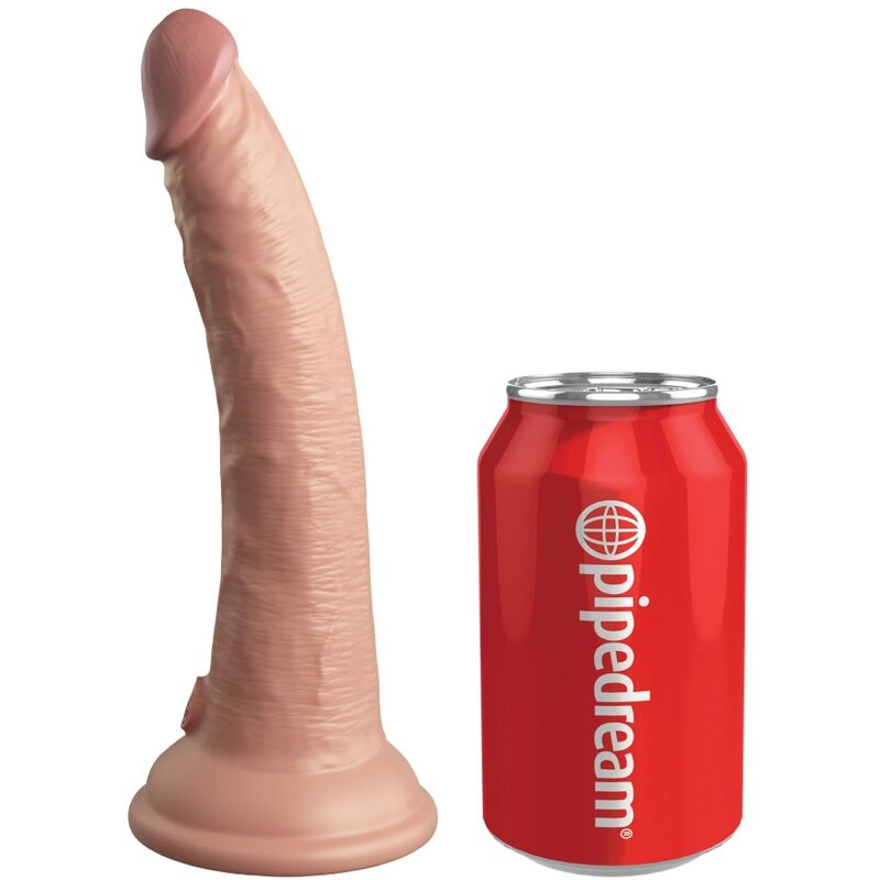 KING COCK - ELITE REALISTISCHER DILDO VIBRATOR & SILIKON FERNBEDIENUNG 17.8 CM – realistischer Dildo Bild 1