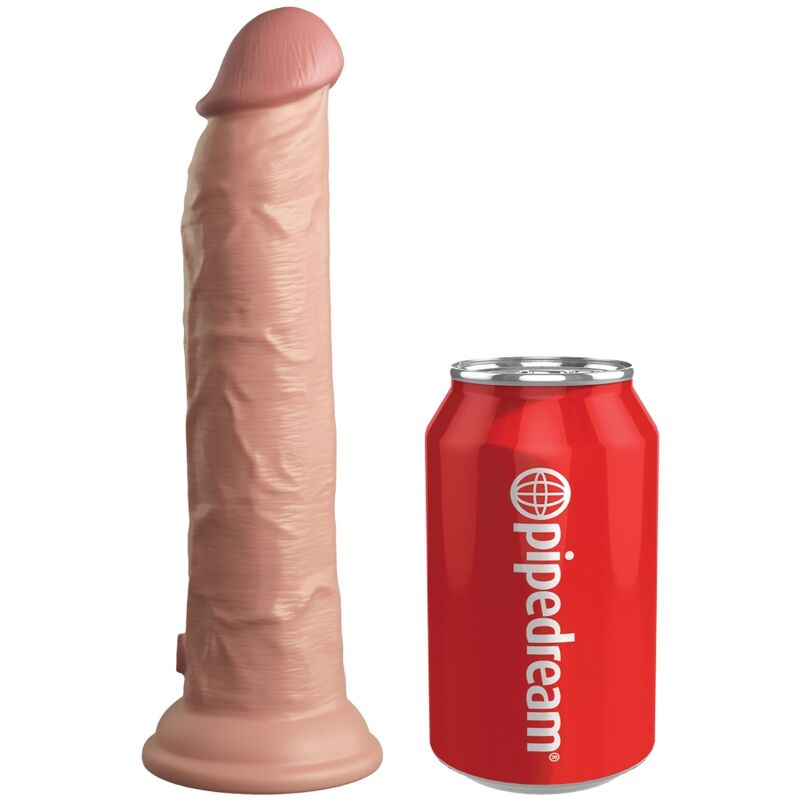 King Cock Elite Realistischer Dildo 23 cm – Vibrator mit Fernbedienung & Silikon – realistischer Dildo Bild 1