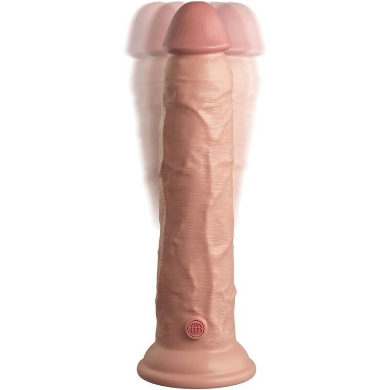 King Cock Elite Realistischer Dildo 23 cm – Vibrator mit Fernbedienung & Silikon – realistischer Dildo Bild 10