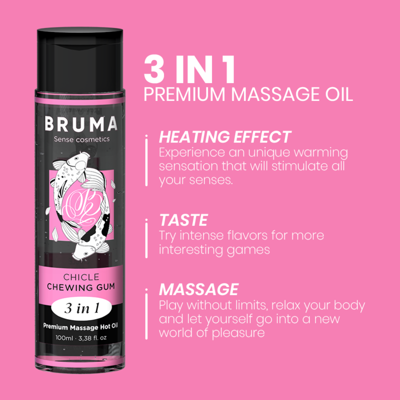 BRUMA Premium Massageöl Gum – Wärmeeffekt 100 ml