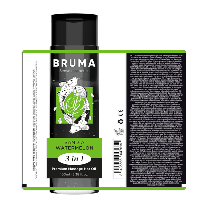 BRUMA Premium Massageöl Wassermelone – Wärmeeffekt 100 ml – Massageöl Bild 11