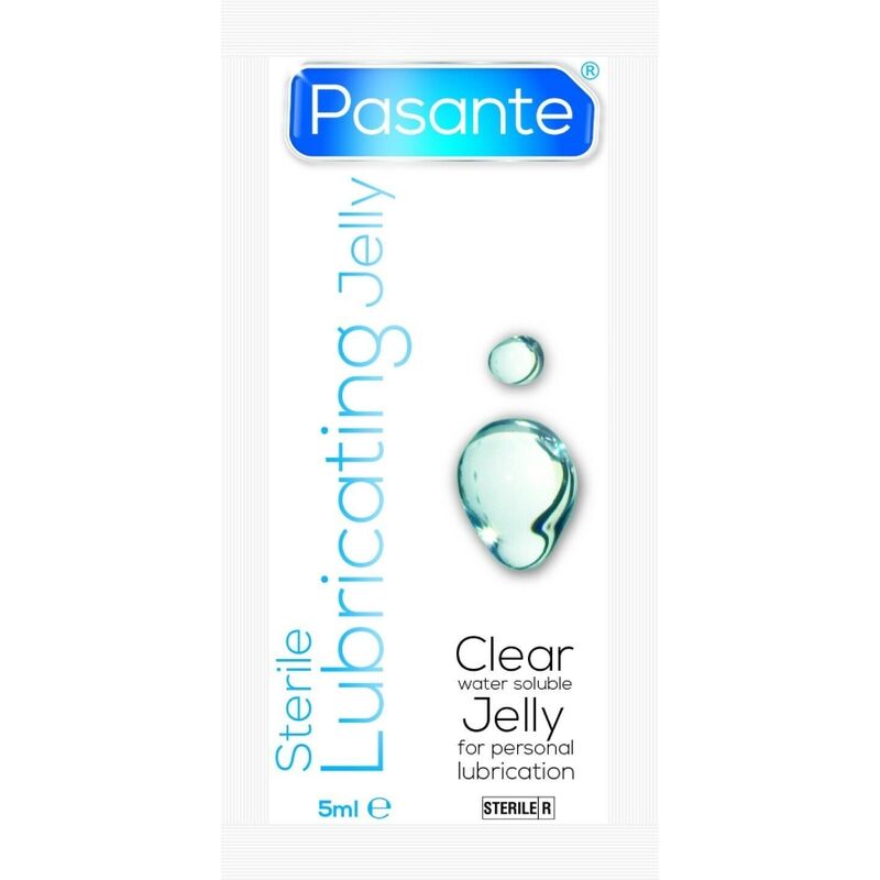 Enthalten im Secret Pulse Mini-Gleitgel Mix: PASANTE - MONODOSE 5 ML STERILES SCHMIERGELE