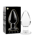 NEBULA SERIES BY IBIZA - MODELL 3 ANALPLUG BOROSILIKATGLAS TRANSPARENT 11 CM -O- 5 CM Analplug diskret online kaufen